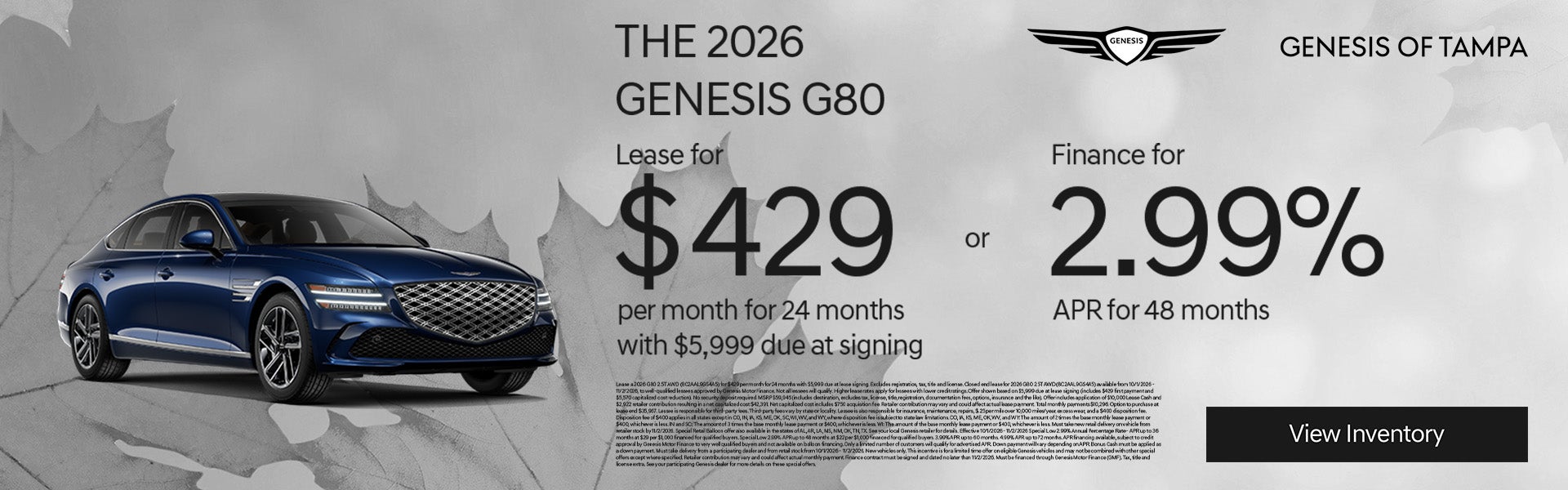 2026 Genesis G80