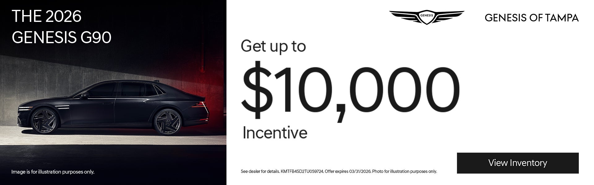 Genesis Special Offer